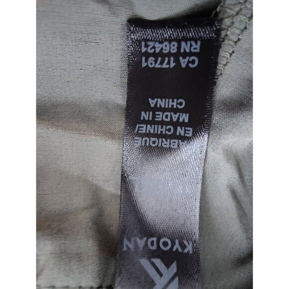Kyodan Clothing Dusty Olive Gray-Green Cargo Capri Casual/Active Pants XL NWT - Picture 6 of 7